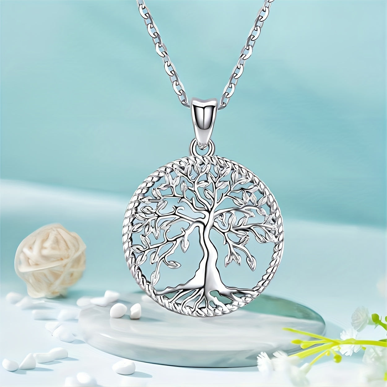 Tree Of Life Necklace Jewelry Gift For Girlfriend Daughter Mom Wife With Gift Box